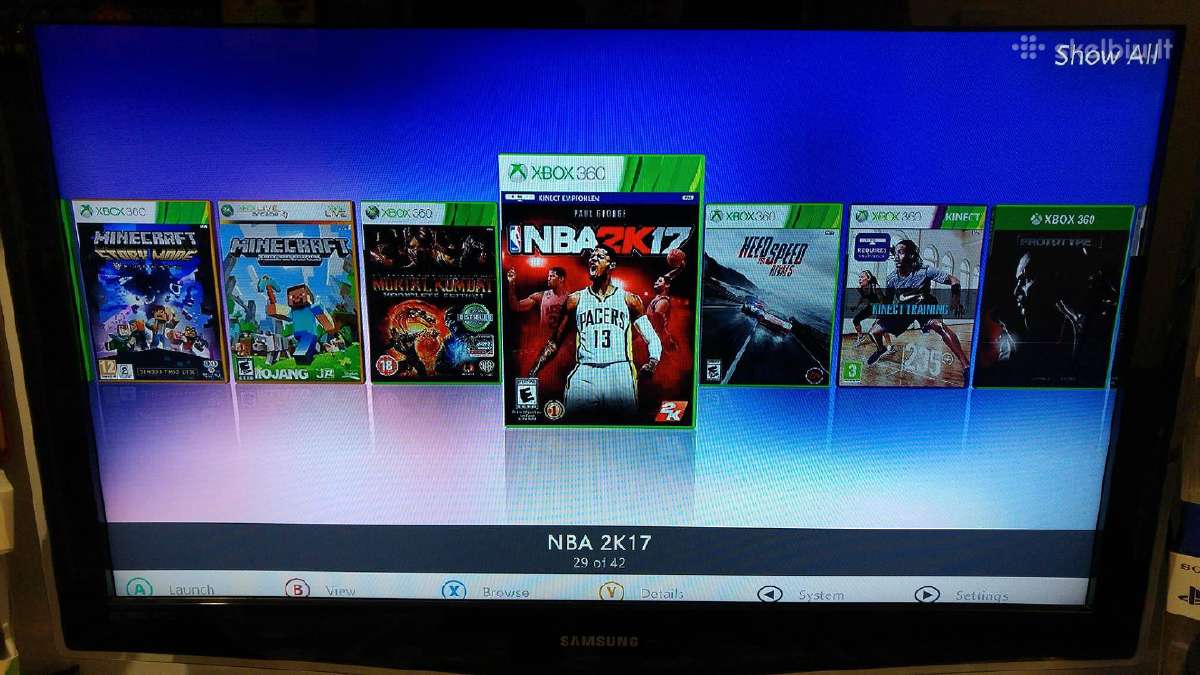 Xbox 360 Slim 250gb , Rgh ,Garantija - nuotraukos Nr. 5