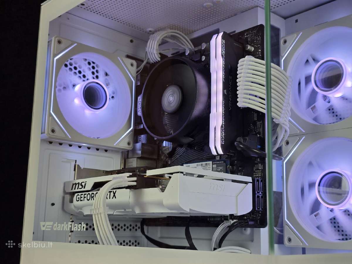 Žaidimų kompiuteris Ryzen 5 5500 rtx 5060 - nuotraukos Nr. 8