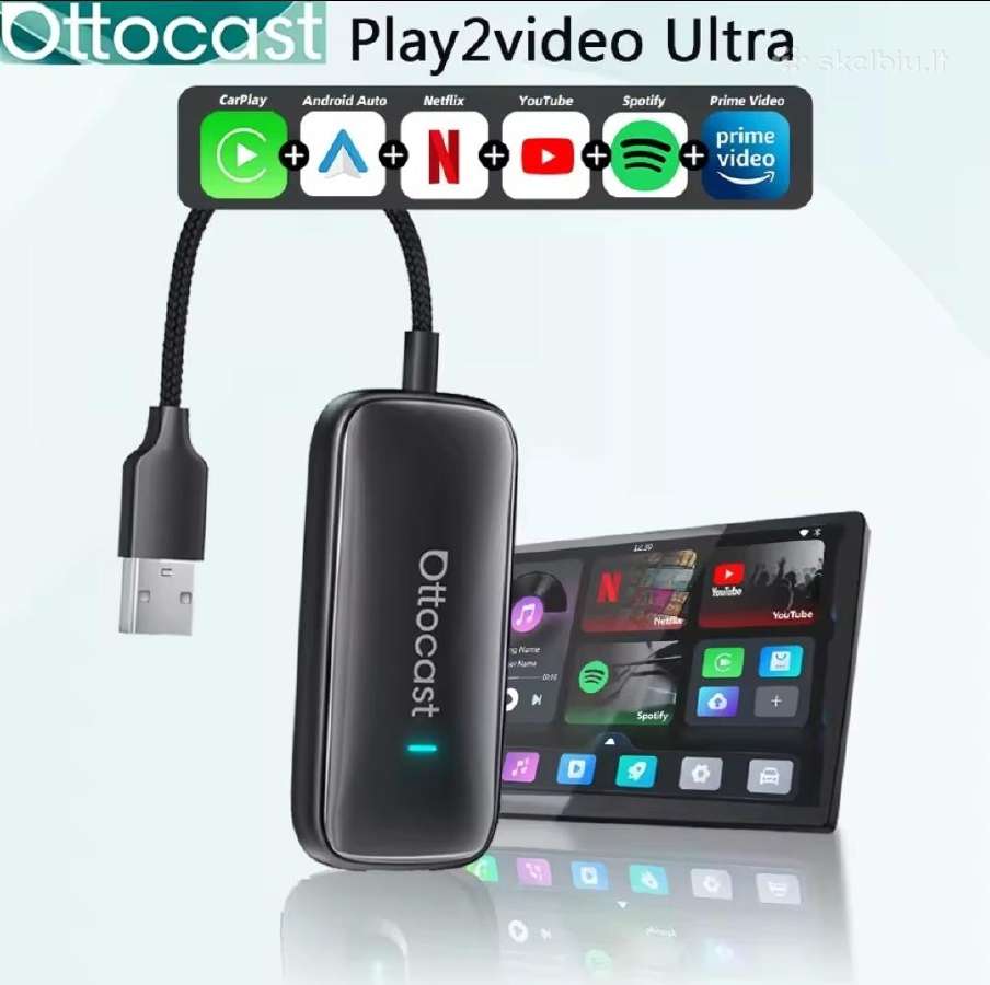 Ottocast Play2video Ultra adapteriai