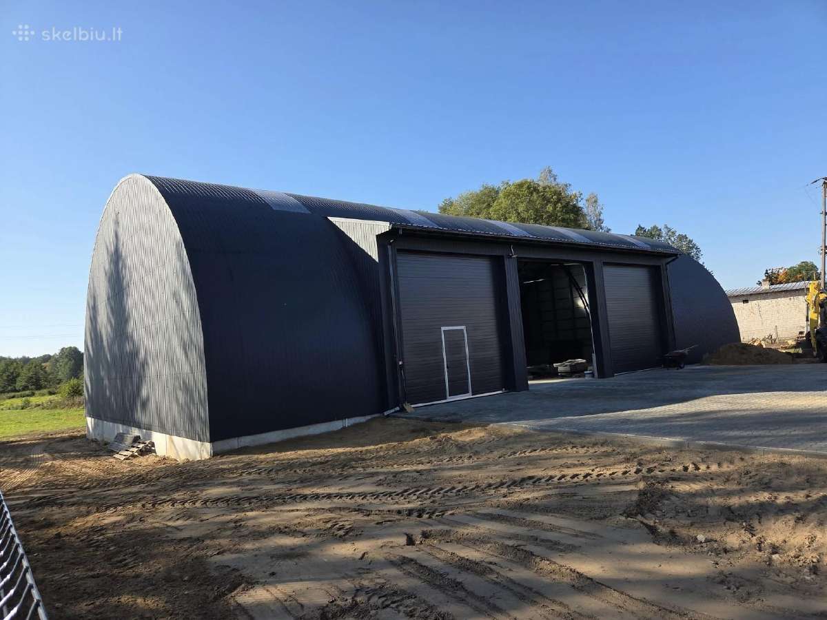 Angaras angarai sandelys konstrukcija nuo 8m-24m - nuotraukos Nr. 4
