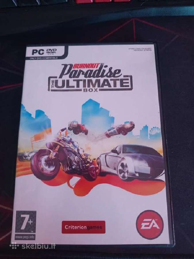Burnout Paradise The Ultimate Box Pc Fizinė kopija