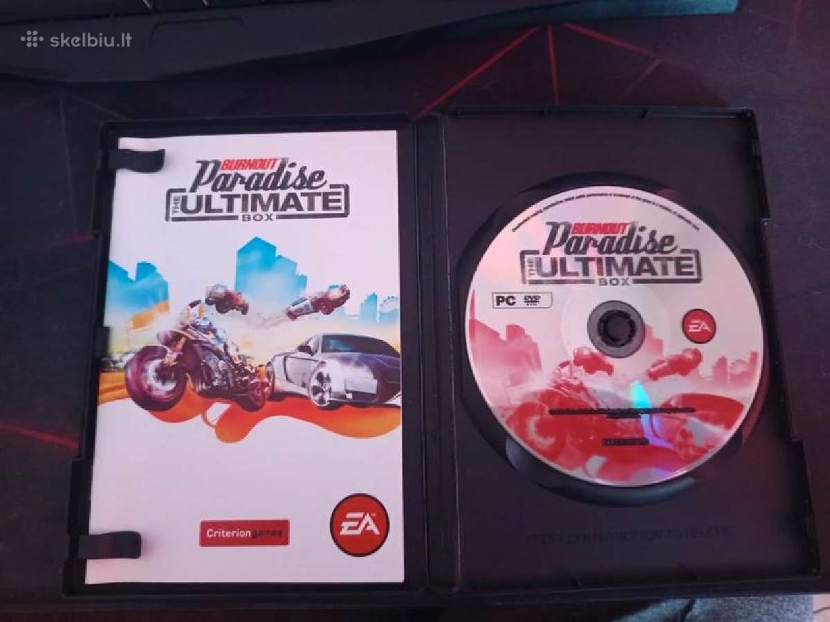 Burnout Paradise The Ultimate Box Pc Fizinė kopija - nuotraukos Nr. 2