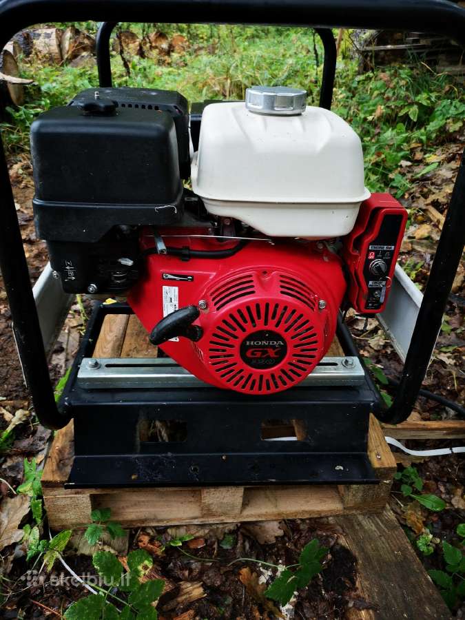 Generatorius 7 kw 400v- 3.3 kw 230v Honda - nuotraukos Nr. 4