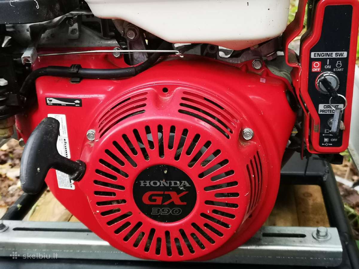 Generatorius 7 kw 400v- 3.3 kw 230v Honda - nuotraukos Nr. 7