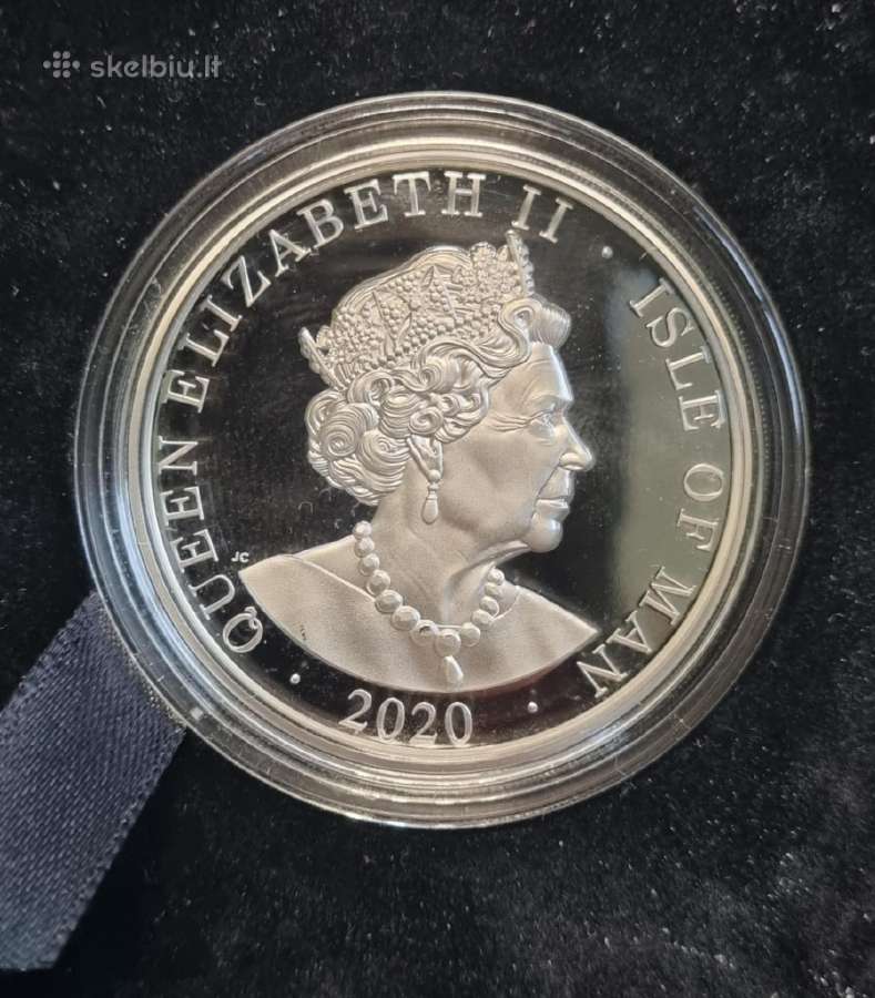 Reta 2 oz sidabrine 999 prabos moneta - nuotraukos Nr. 3