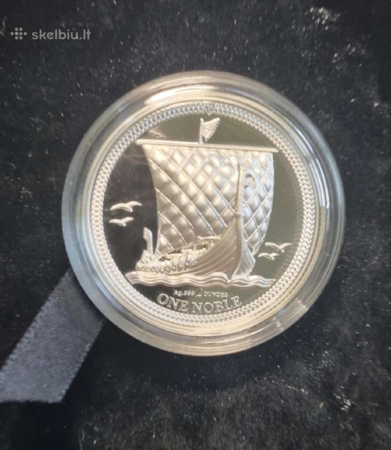 Reta 2 oz sidabrine 999 prabos moneta - nuotraukos Nr. 6