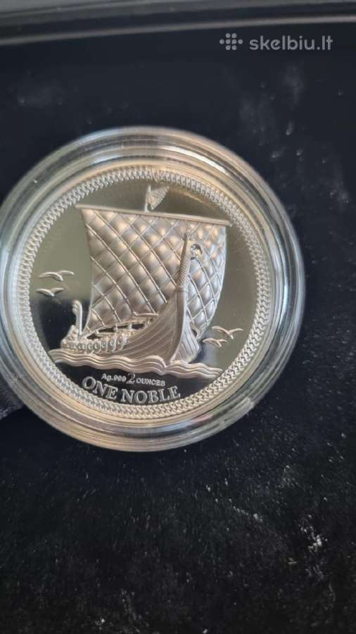 Reta 2 oz sidabrine 999 prabos moneta - nuotraukos Nr. 7