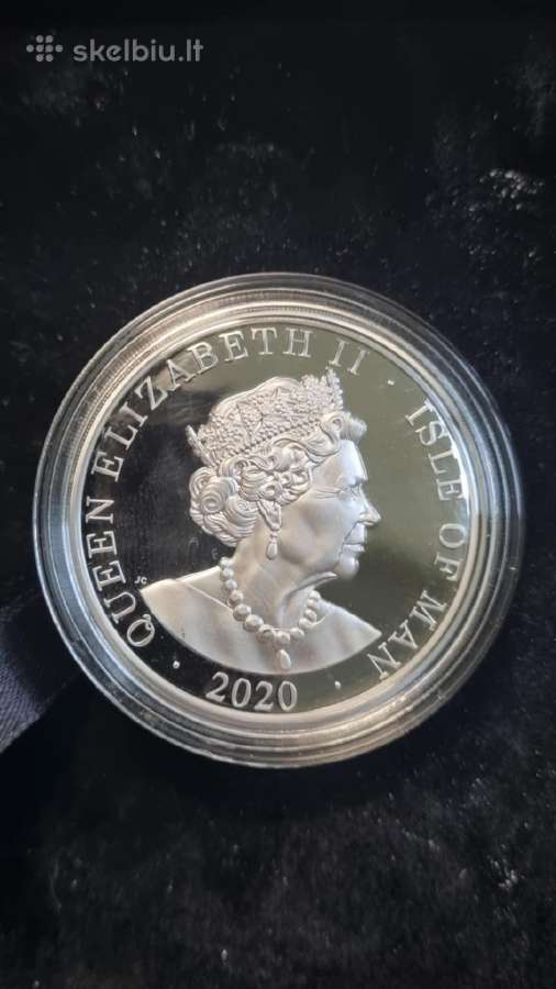 Reta 2 oz sidabrine 999 prabos moneta - nuotraukos Nr. 9