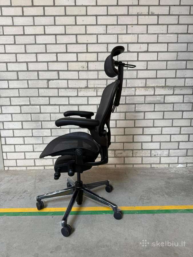 Herman Miller Aeron Remastered Onyx Atlas Headrest - nuotraukos Nr. 2