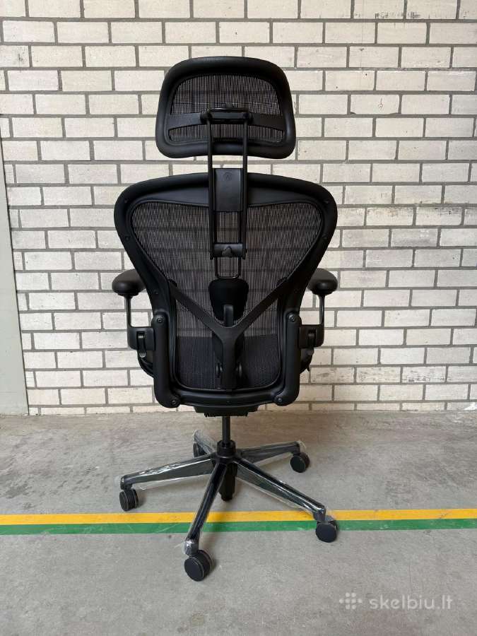 Herman Miller Aeron Remastered Onyx Atlas Headrest - nuotraukos Nr. 4