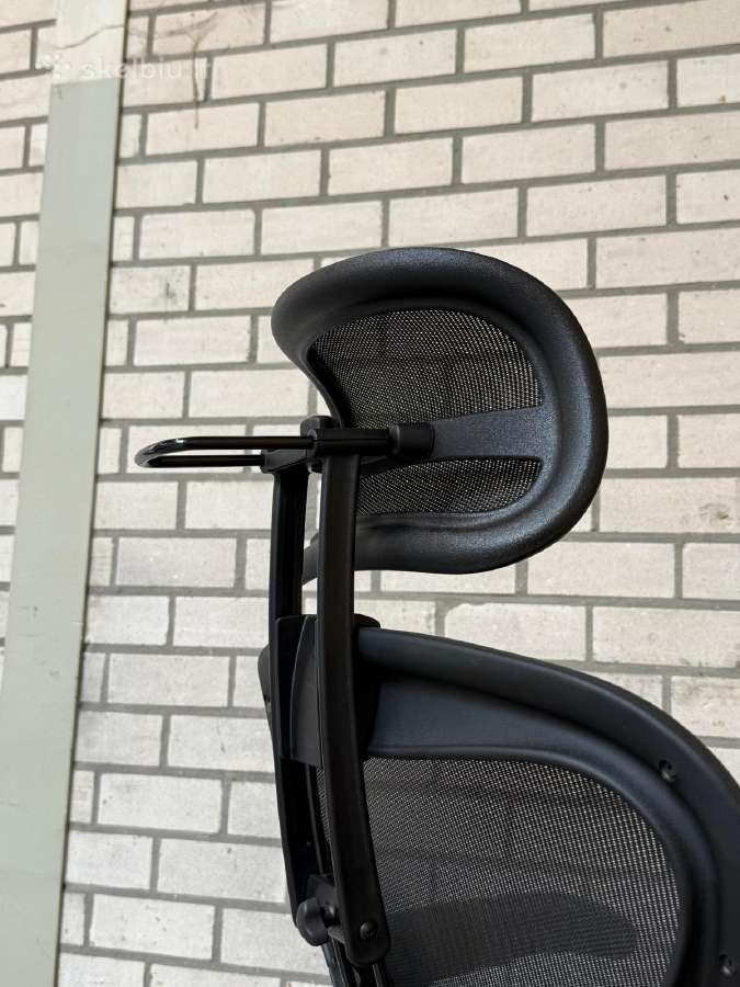 Herman Miller Aeron Remastered Onyx Atlas Headrest - nuotraukos Nr. 6