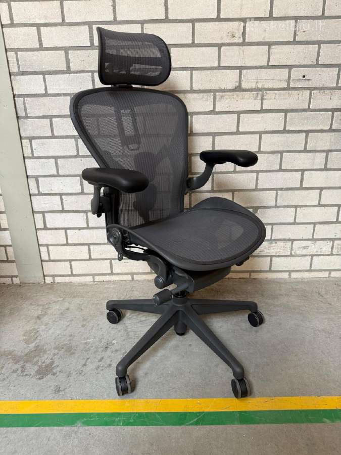 Herman Miller Aeron Remastered Graphite Atlas - nuotraukos Nr. 4
