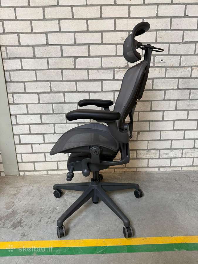 Herman Miller Aeron Remastered Graphite Atlas - nuotraukos Nr. 7