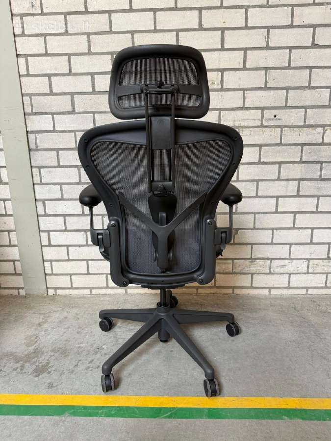 Herman Miller Aeron Remastered Graphite Atlas - nuotraukos Nr. 9