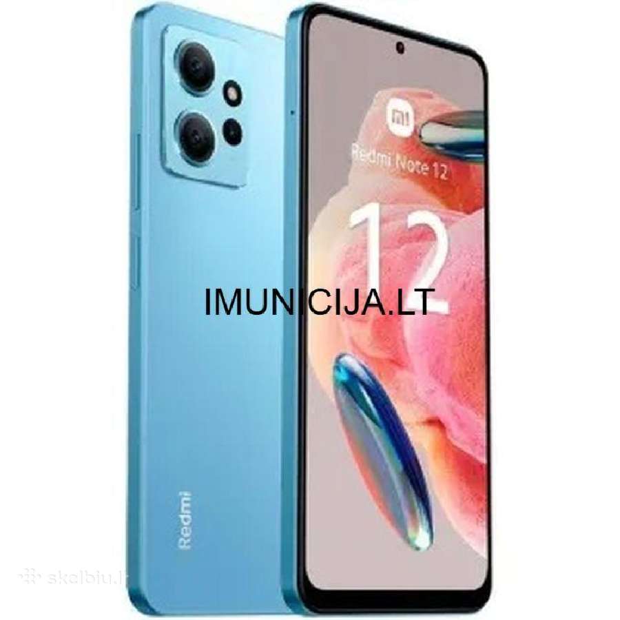 Xiaomi Redmi Note 12 + 3 mėn. garantija