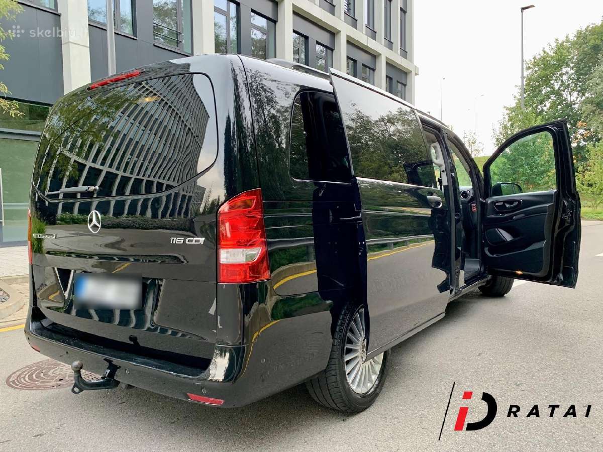 Keleivinių Mercedes-benz Vito mikroautobusų nuoma - nuotraukos Nr. 9
