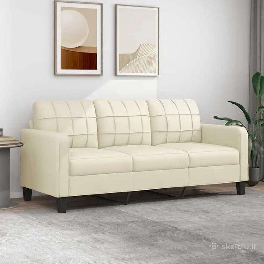 Trivietė sofa vidaxl