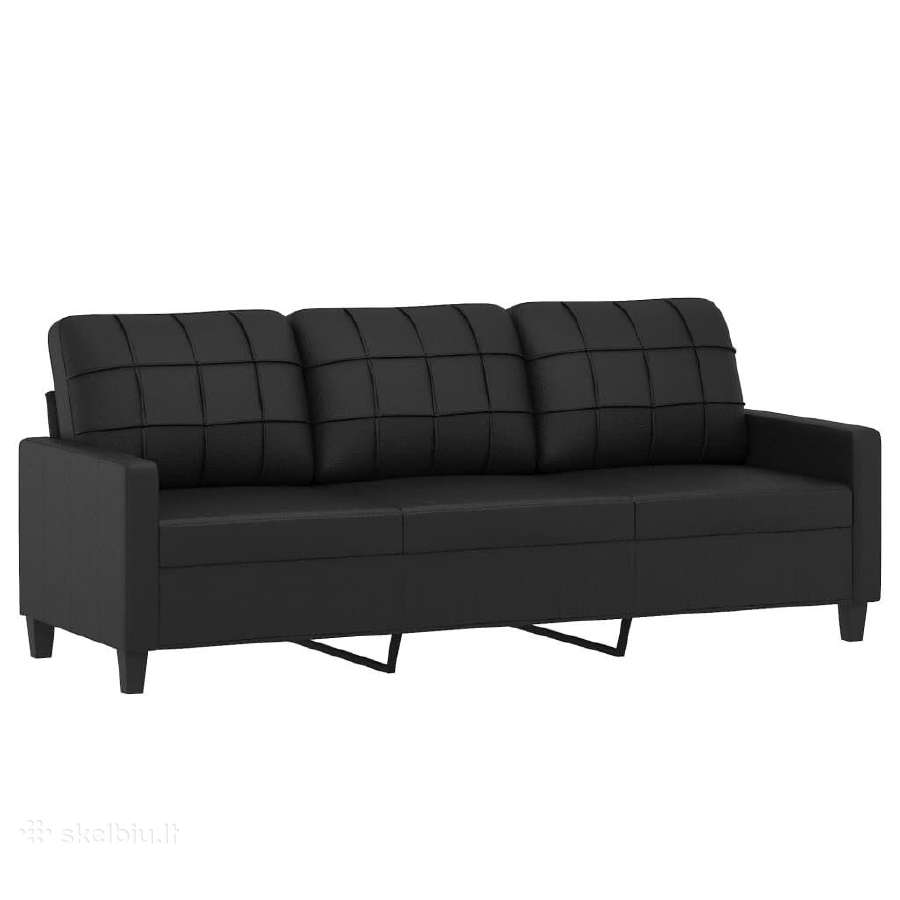 Trivietė sofa vidaxl - nuotraukos Nr. 2