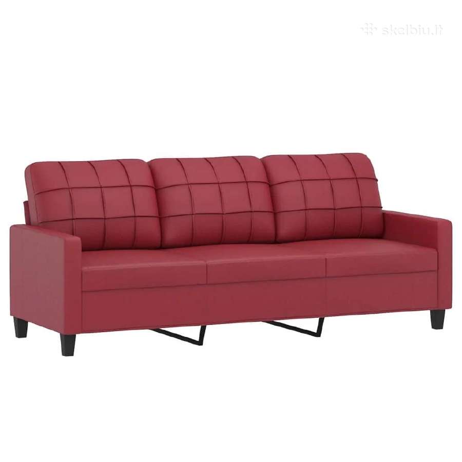 Trivietė sofa vidaxl - nuotraukos Nr. 3