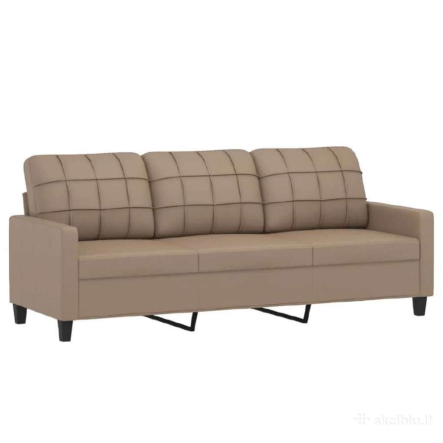 Trivietė sofa vidaxl - nuotraukos Nr. 4