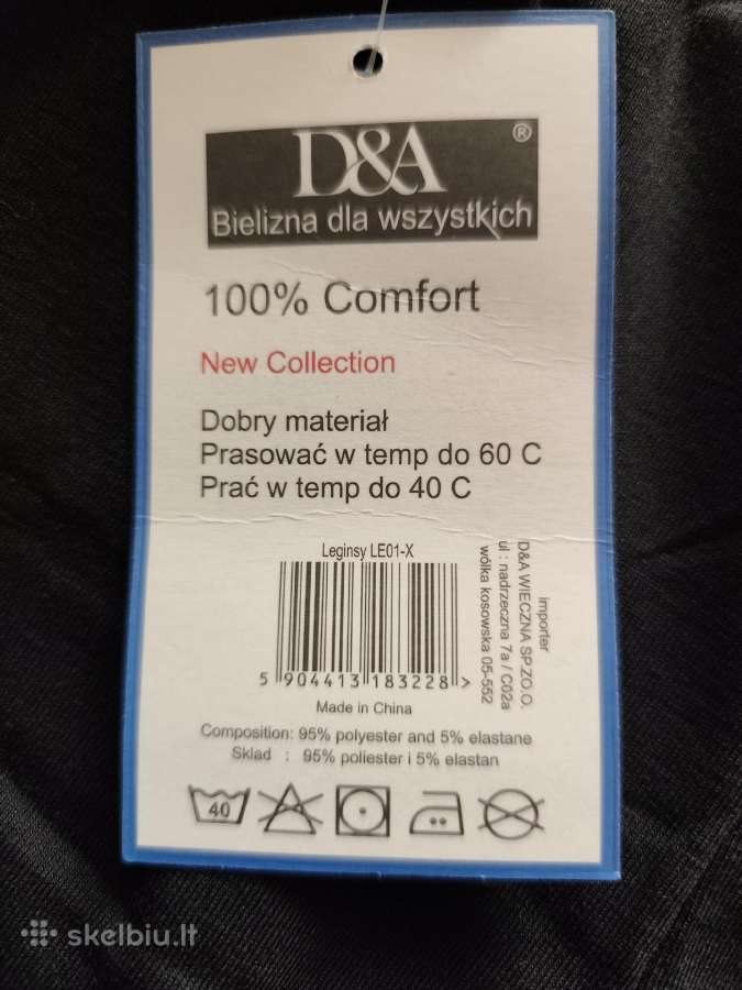 Juodos tamprės (leginsai) 3xl/4xl su baltais dryži - nuotraukos Nr. 4