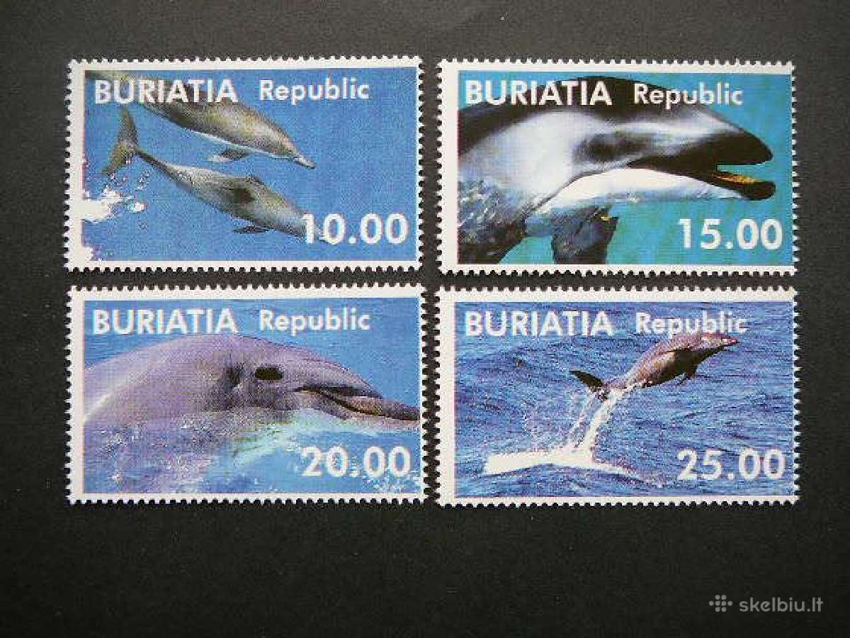 Delfinai Buriatija(r) 2001 Mnh br580