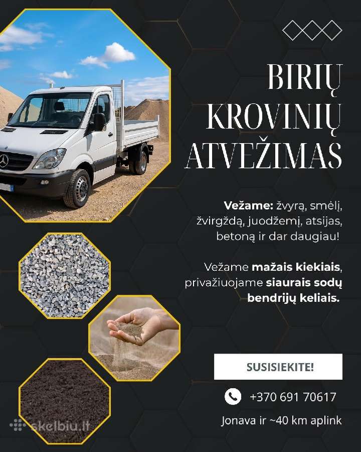 Žvyras, smėlis, juodžemis, skalda ir t.t. - nuotraukos Nr. 9