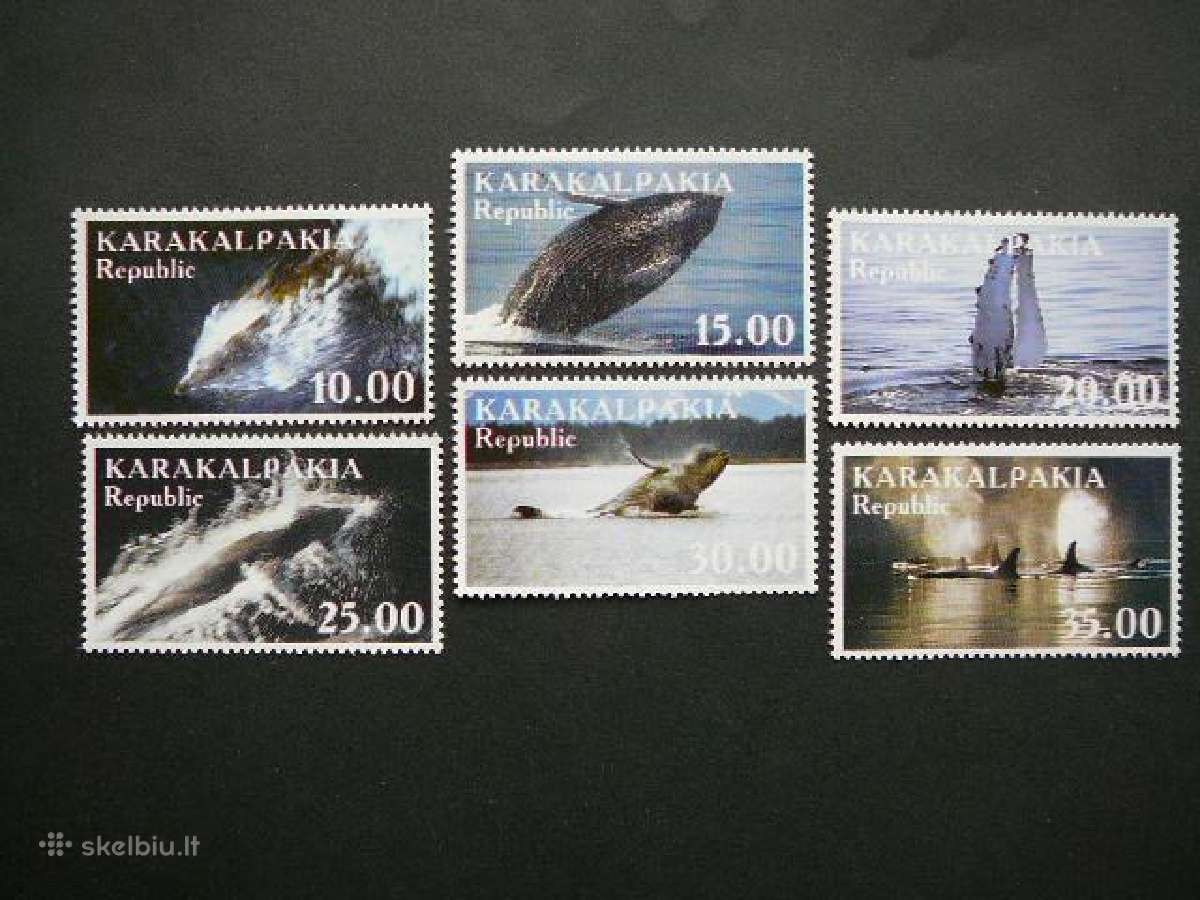 Banginiai Karakalpakija (R) 2001 Mnh krk59
