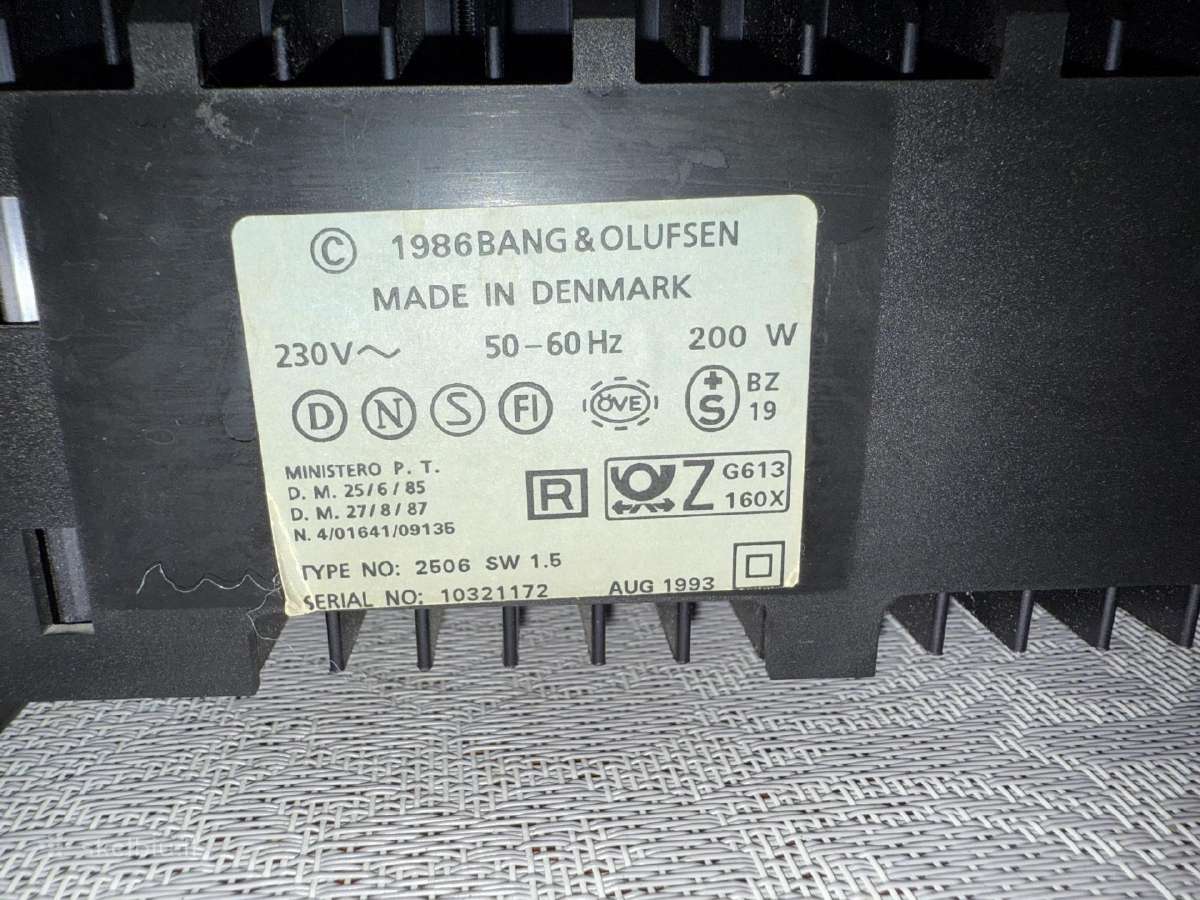 Beocenter 9500+beovox Rl-7000+beo 4 - nuotraukos Nr. 5