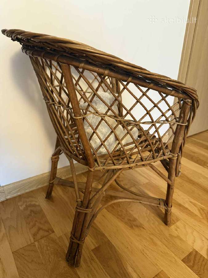 Pintas vintažinis vaikiškas fotelis - nuotraukos Nr. 4