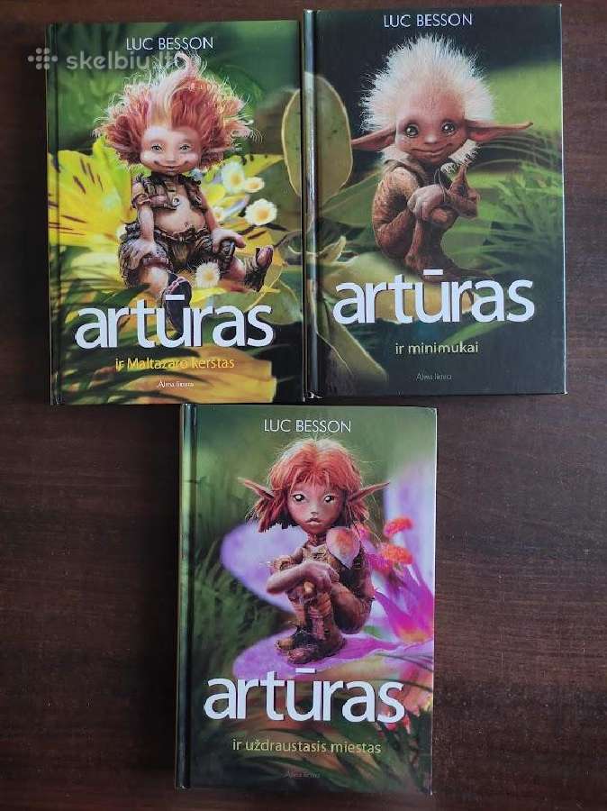 Artūras ir minimukai 3 dalys