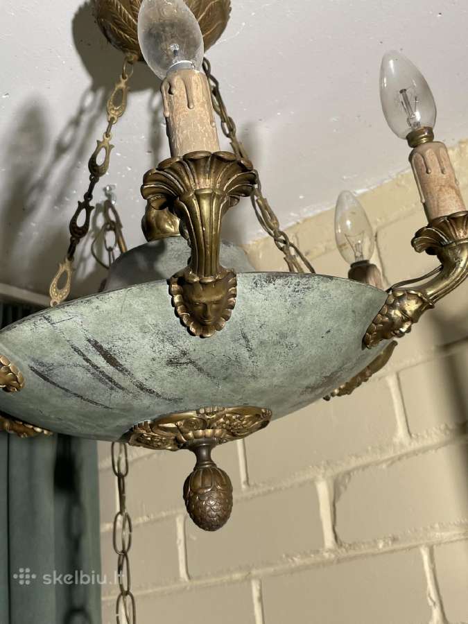 Prancūziškas antikvarinis šviestuvas - nuotraukos Nr. 6