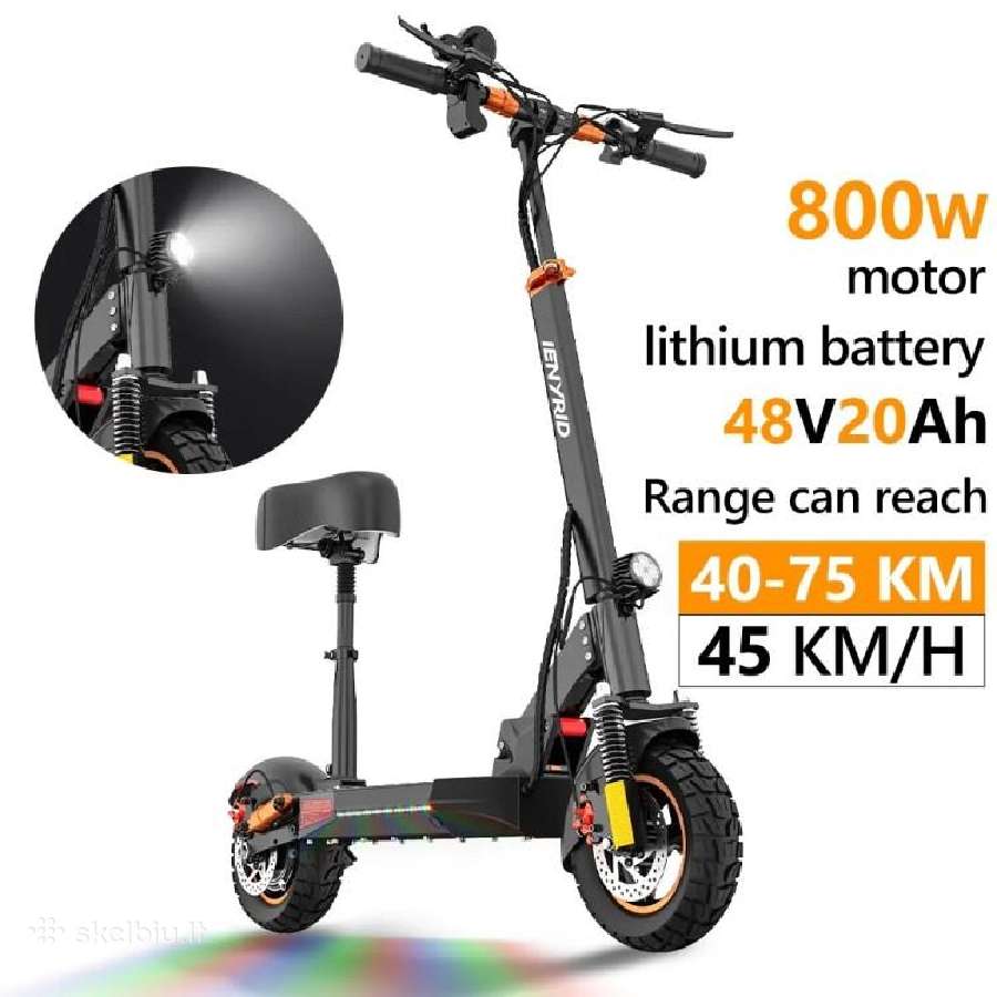 Ienyrid M4 Pro S+max / 800 W / 20 Ah / 45 km/h - nuotraukos Nr. 2