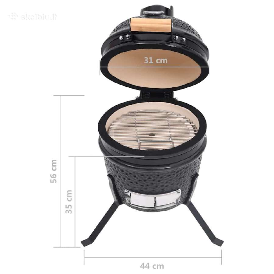 Keramikinė Kamado kepsninė-rūkykla vidaxl - nuotraukos Nr. 4