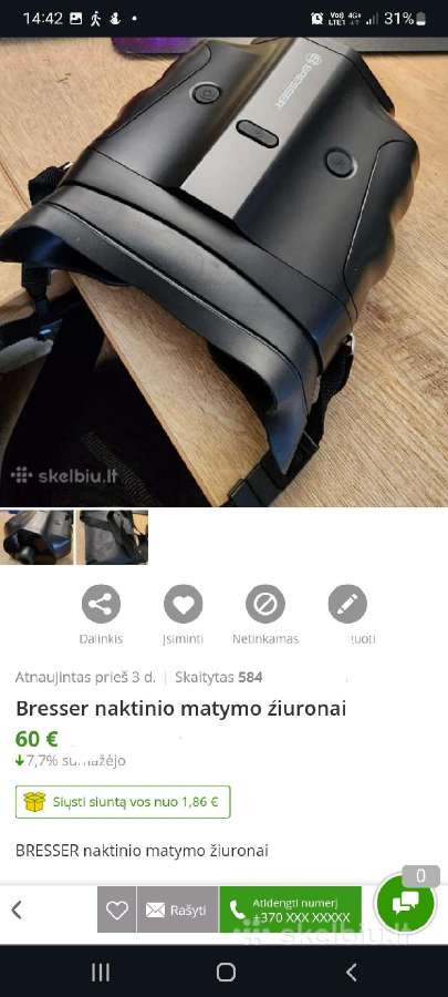 Bresser naktinio matymo