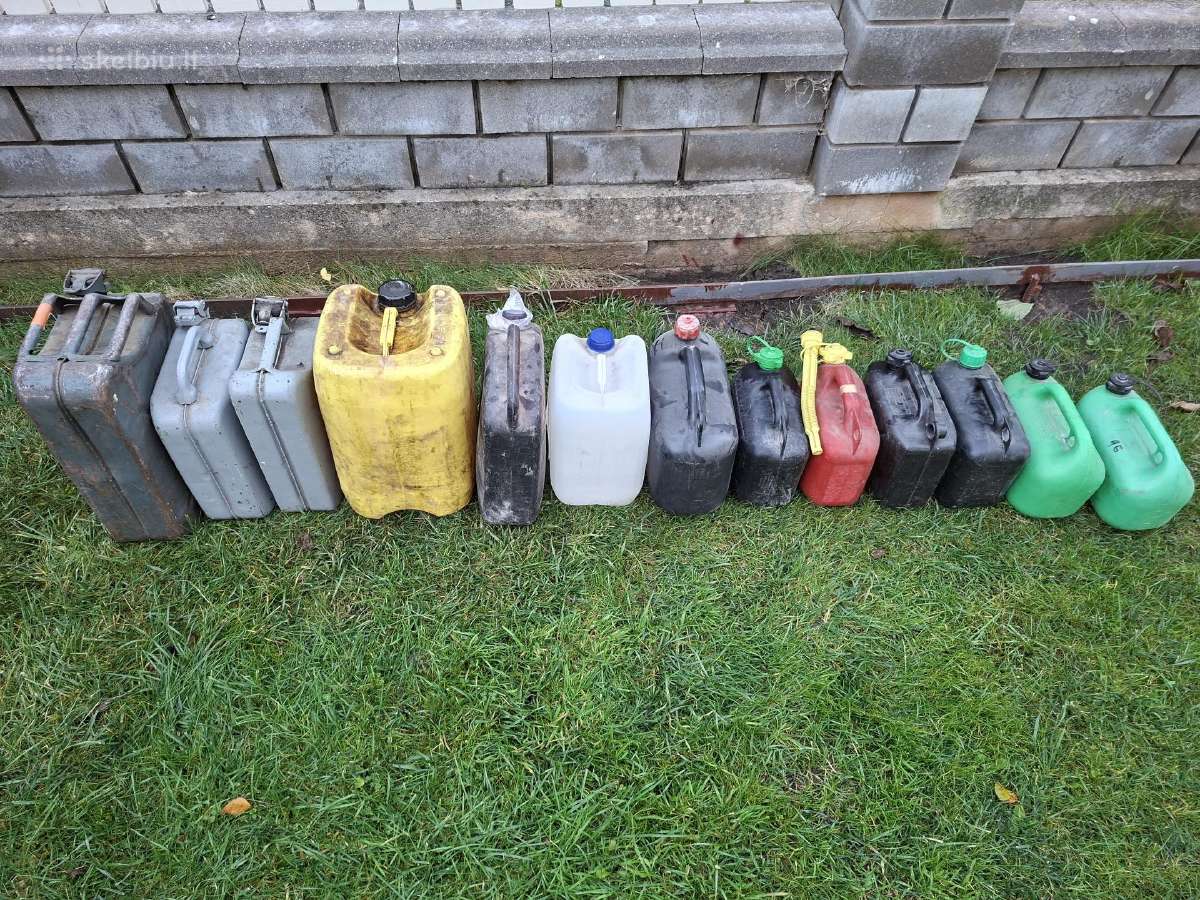 Metaliniai ir plastikiniai kanistrai - nuotraukos Nr. 9