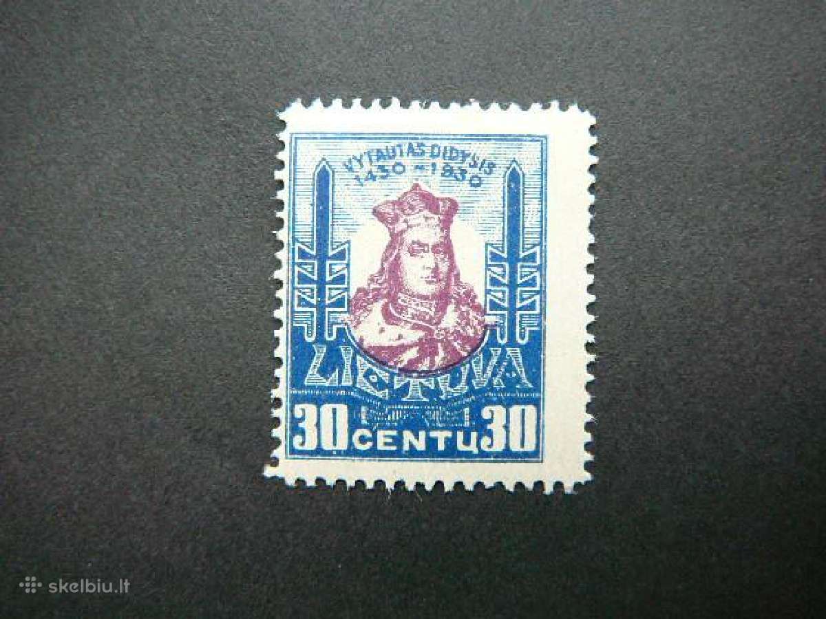 Lietuva 1930 Vytautas Didysis svarus lit298s
