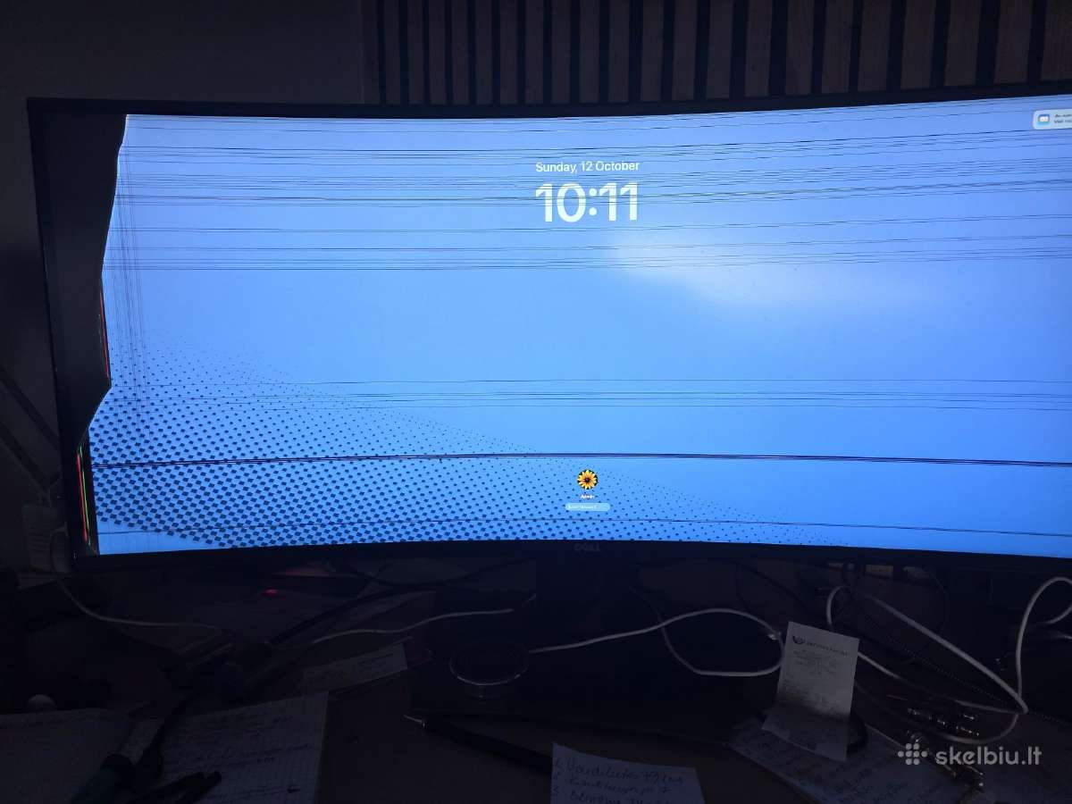 Defektinis dell 34 coliu monitorius U3417w