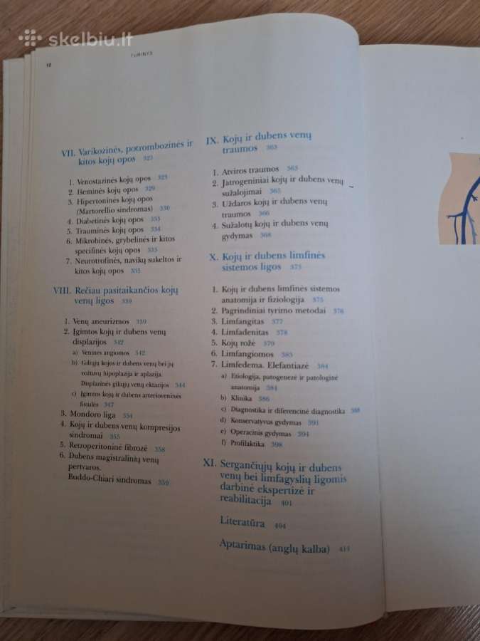 Kojų ir dubens venų ligos. J. Dauderys 2004m. - nuotraukos Nr. 5