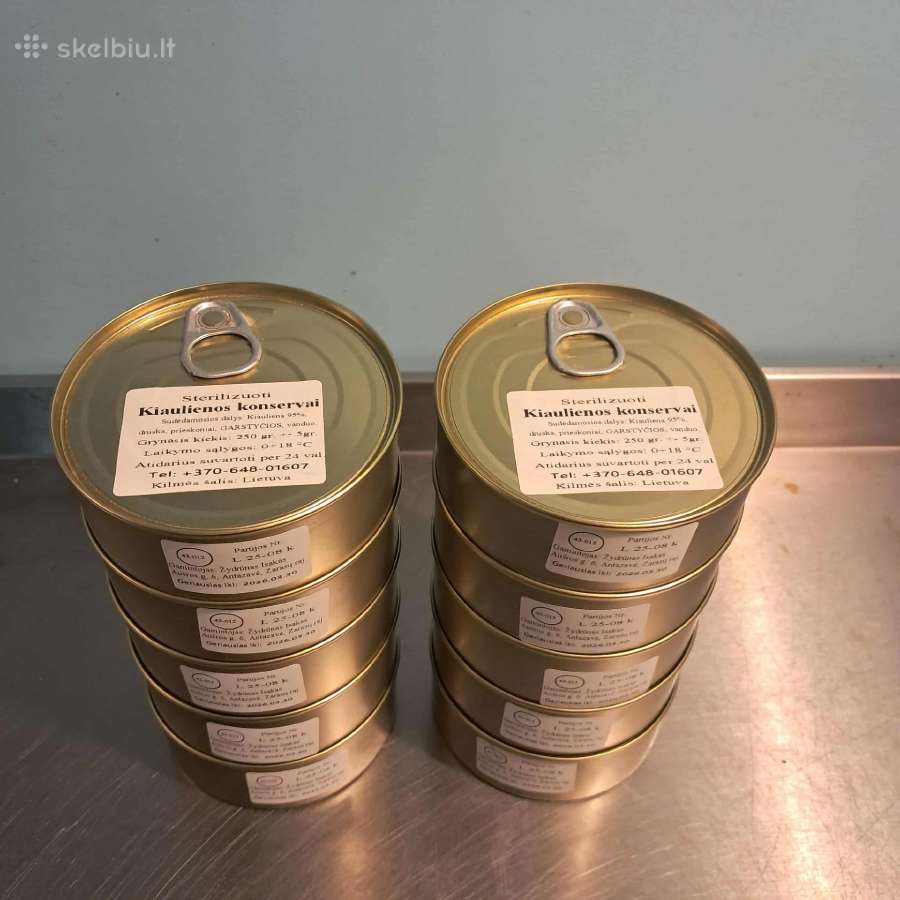 Parduodu mėsos konservus - nuotraukos Nr. 2