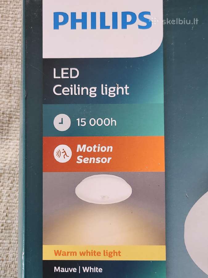 LED Šviestuvas Philips Mouve su judesio davikliu - nuotraukos Nr. 2