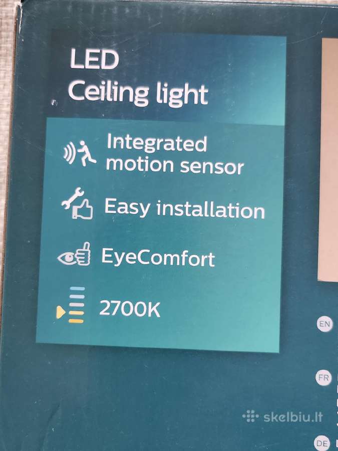 LED Šviestuvas Philips Mouve su judesio davikliu - nuotraukos Nr. 4