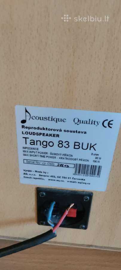Acoustic Quality Tango 83 - nuotraukos Nr. 2