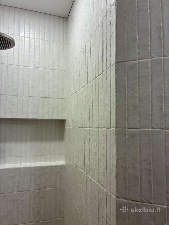 Keraminės baltos plytelės. Brutalist White Matt