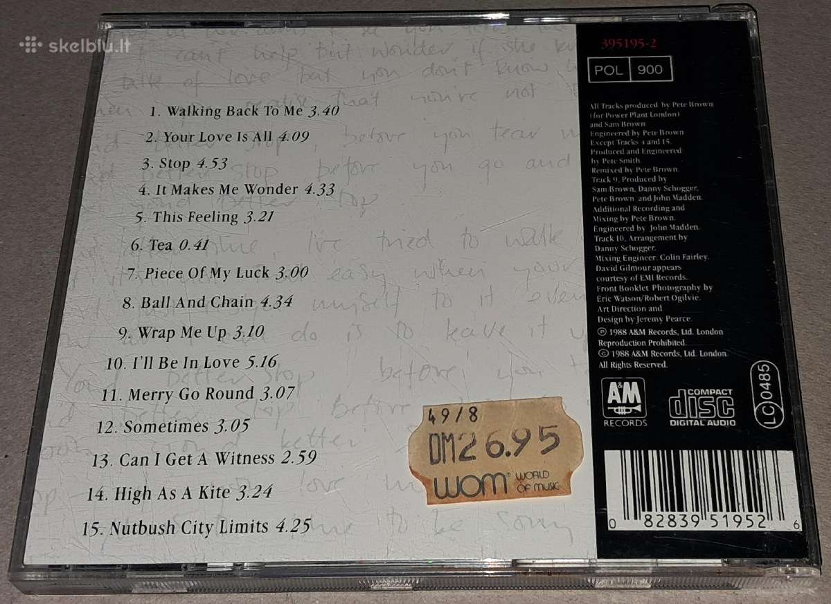 Sam Brown – Stop! (Audio CD) - nuotraukos Nr. 2