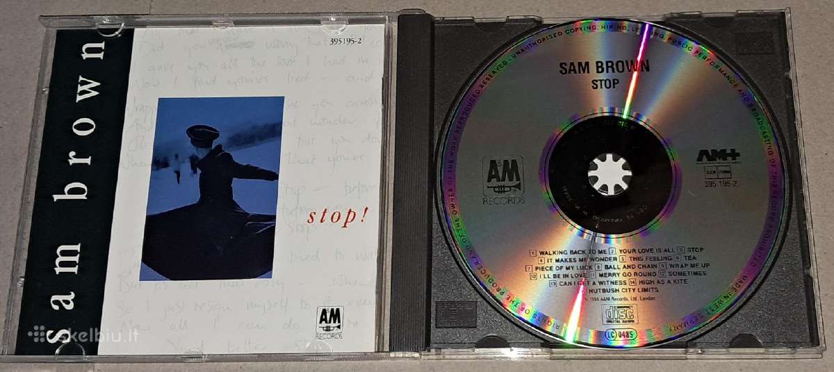 Sam Brown – Stop! (Audio CD) - nuotraukos Nr. 3