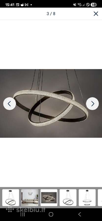 Pakabinama 63w LED lempa - nuotraukos Nr. 4