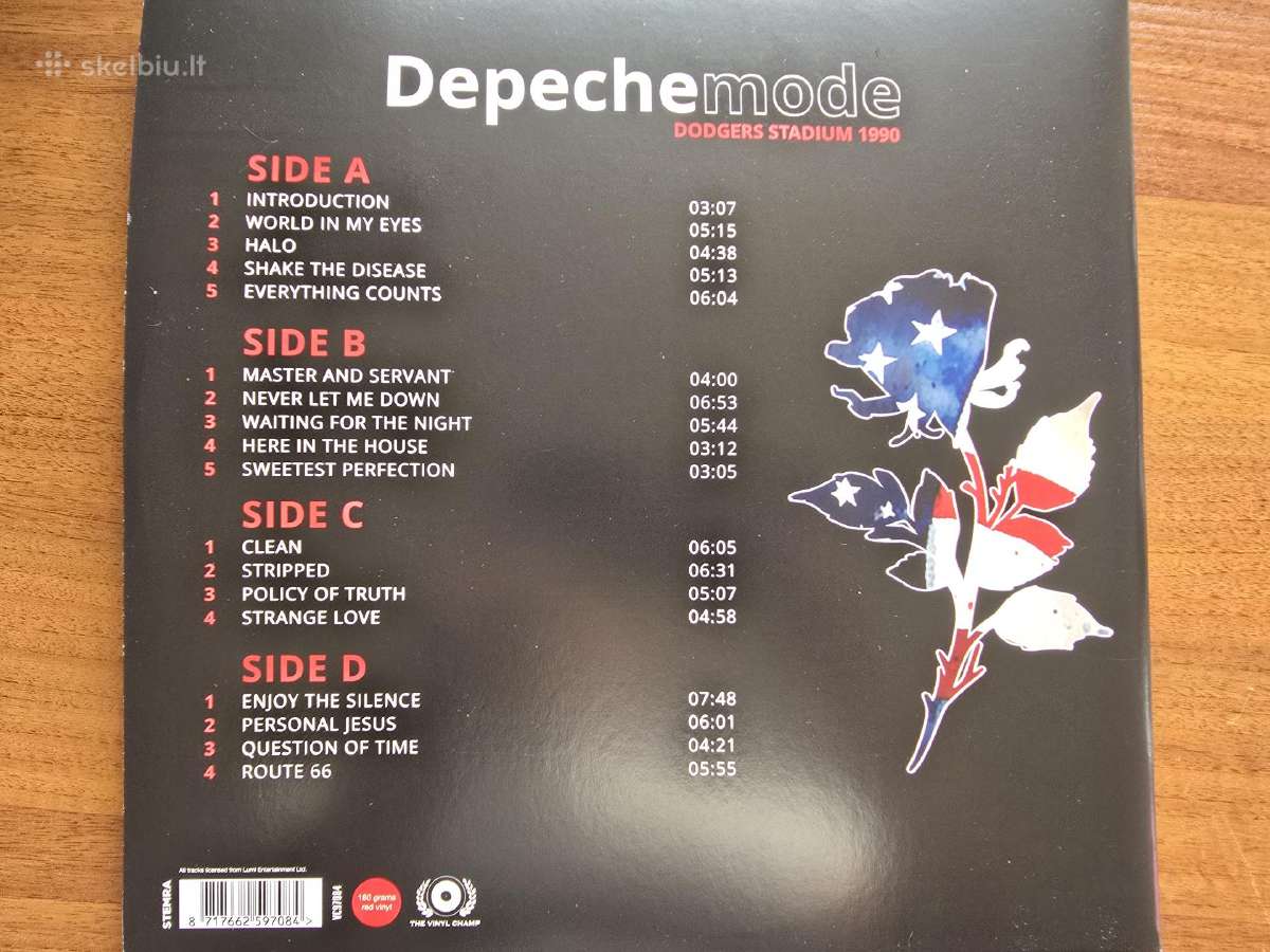 Depechemode vinilinė plokštelė kaip nauja Lp - nuotraukos Nr. 4