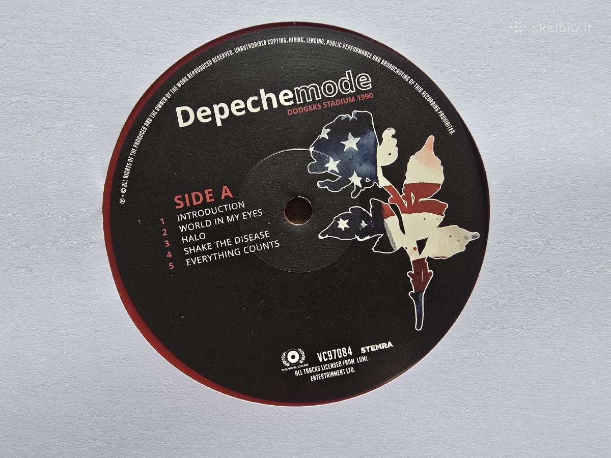 Depechemode vinilinė plokštelė kaip nauja Lp - nuotraukos Nr. 5