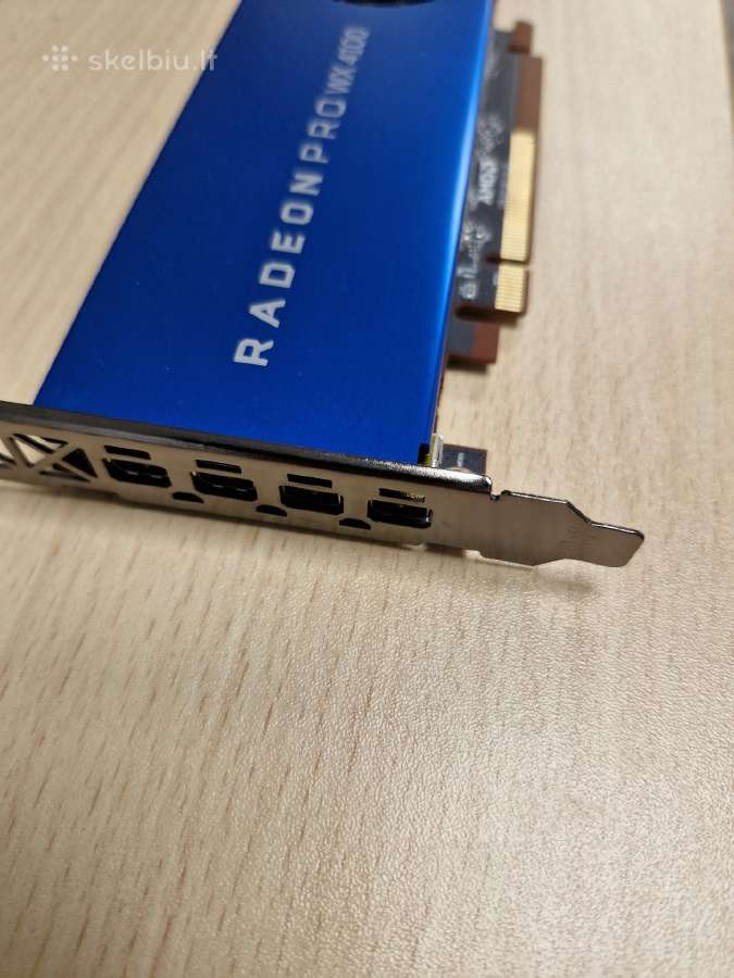 Amd radeon pro Wx4100 4gb - nuotraukos Nr. 2